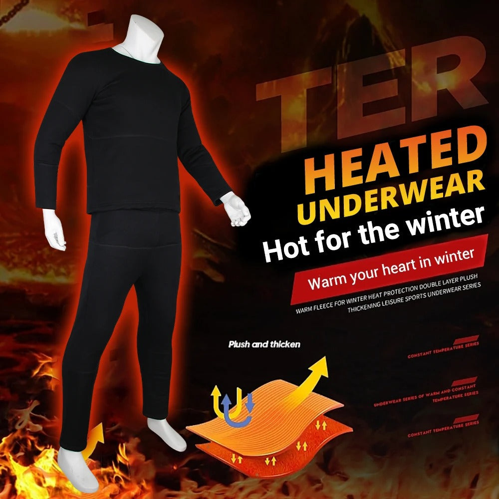 Loopstep | Thermo-unterwäsche mit Heizung – Beste wiederaufladbare Heizkleidung UK für Männer & Frauen, Winter Basisschicht Komfort
