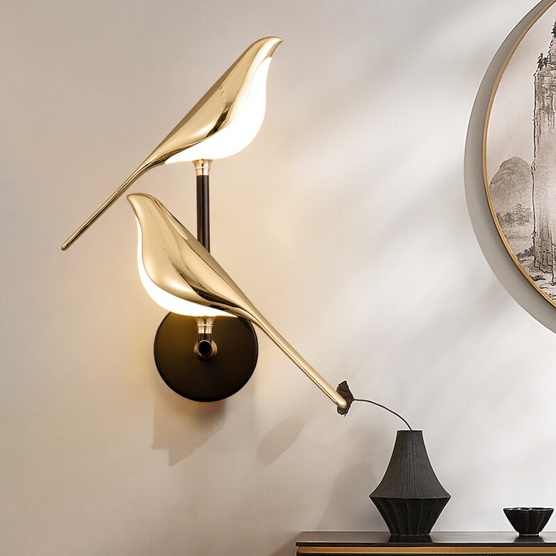 Loopstep | Moderne Vogel Wandlampe - AviaryGlow