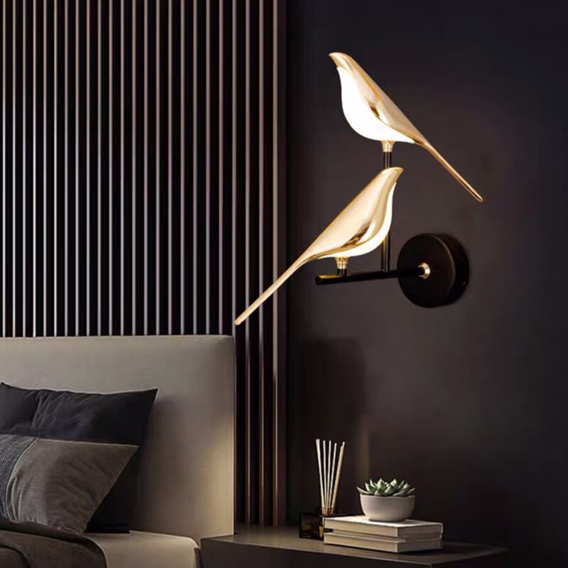 Loopstep | Moderne Vogel Wandlampe - AviaryGlow