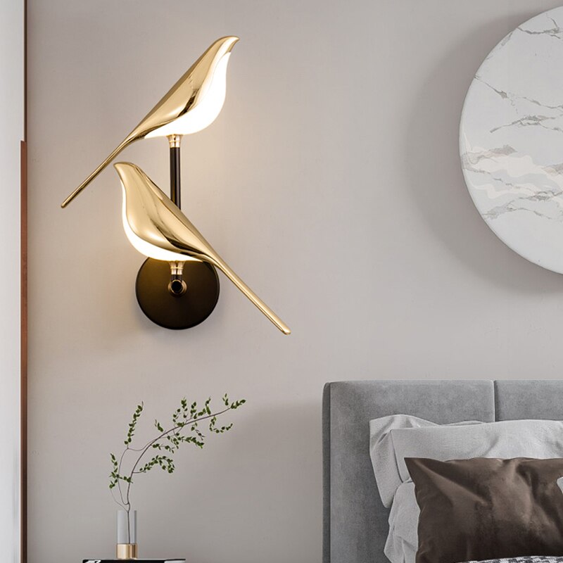 Loopstep | Moderne Vogel Wandlampe - AviaryGlow