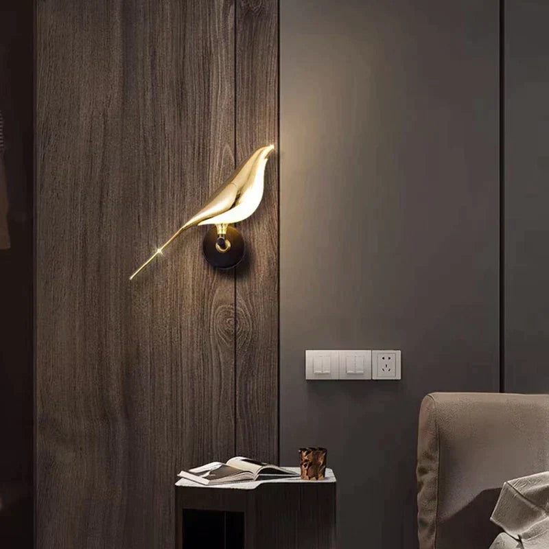 Loopstep | Moderne Vogel Wandlampe - AviaryGlow