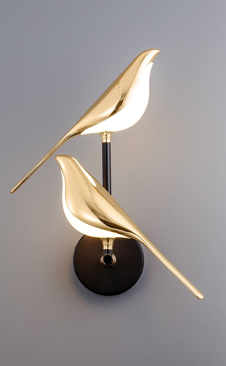 Loopstep | Moderne Vogel Wandlampe - AviaryGlow