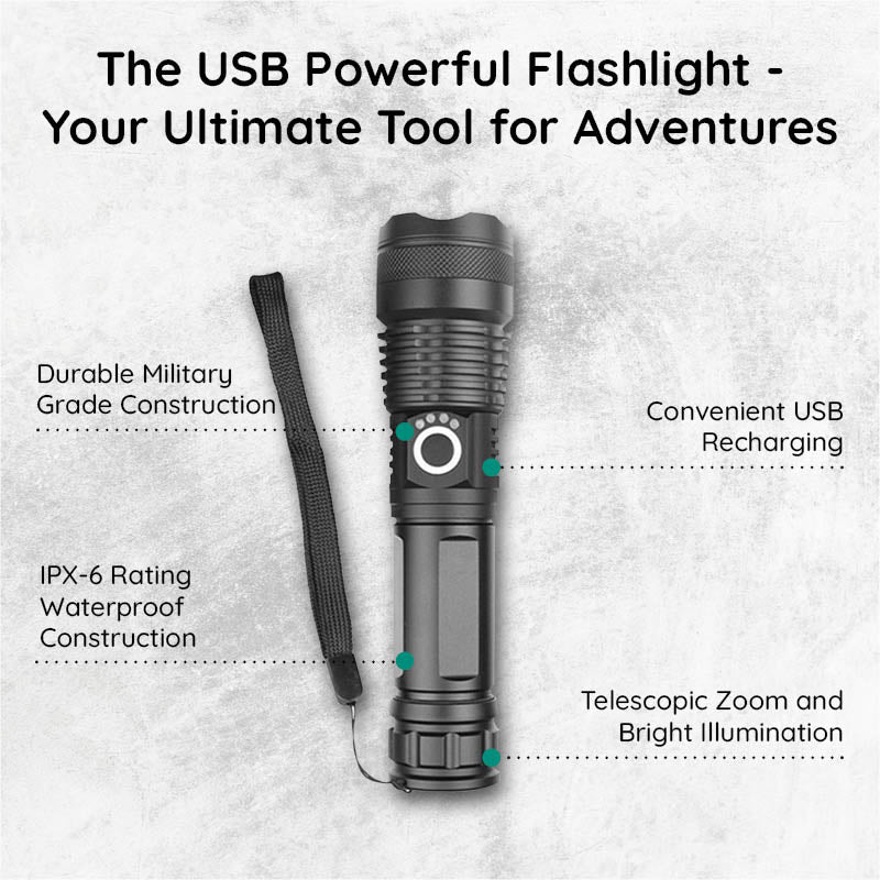 Loopstep | USB leistungsstarker Taschenlampe