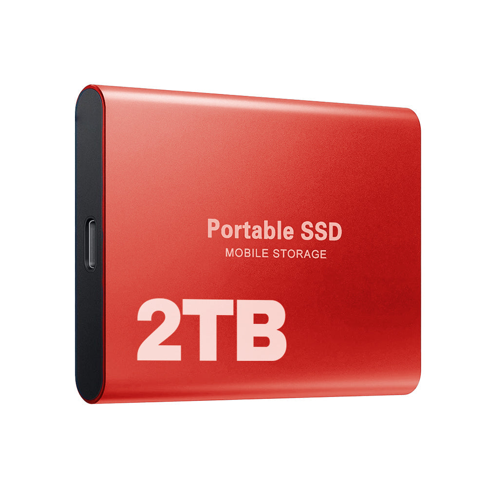 Externe SSD, tragbar, USB-C, Solid State Speicher