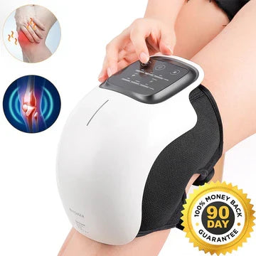 Loopstep | Knie-Massagegerät mit Wärmebehandlung | Schmerztherapie & Gelenkerholung - Tragbare beheizte Knie-Massage für Komfort & Mobilität