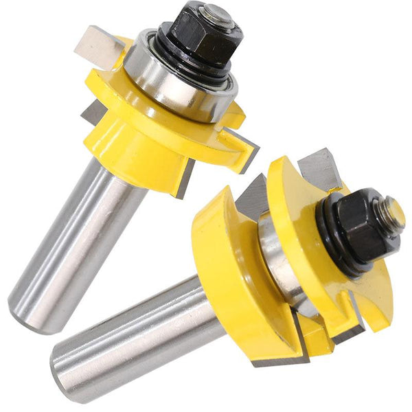 Avichic® Rail & Stile Router Bit - Shaker - 2 Piece Set - 1/2" Shank