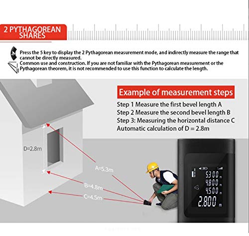 Loopstep | USB-wiederaufladbarer Mini-Laser-Reichweitenfinder