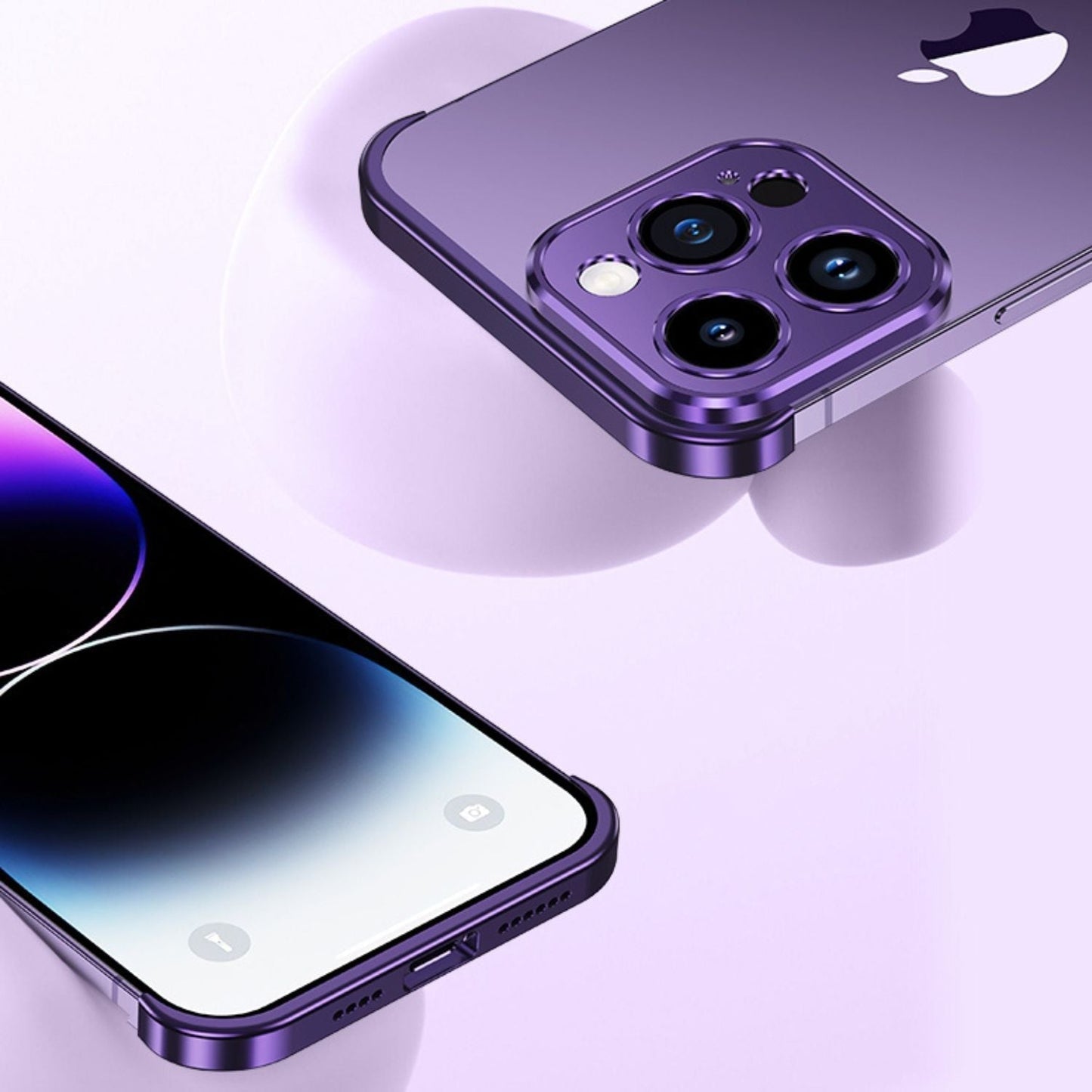 Smartphone Hülle, schlank, minimalistischer Metall-Schutz