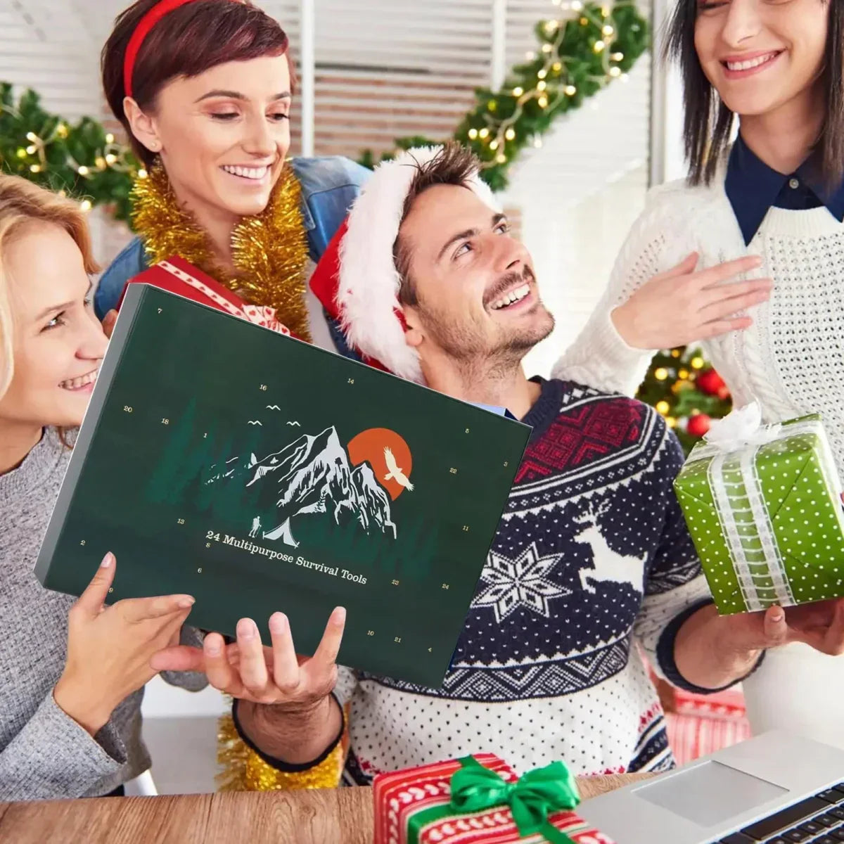 Loopstep | SURVIVAL ADVENT CALENDAR – Men's Outdoor Kit with 24 Essential Tools 2025