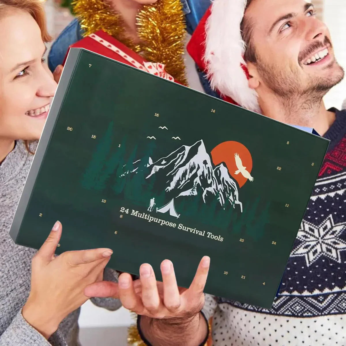 Loopstep | SURVIVAL ADVENT CALENDAR – Men's Outdoor Kit with 24 Essential Tools 2025